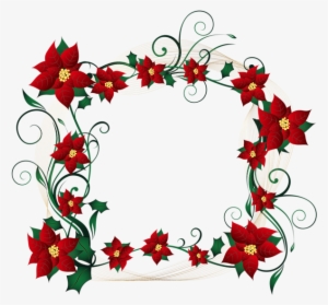Christmas Decorative Border Transparent Png Clip Art - Clipart Decorative Border Design #499346