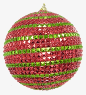 Red Green Pippa Ball Ornaments Set Of - Ball #499731