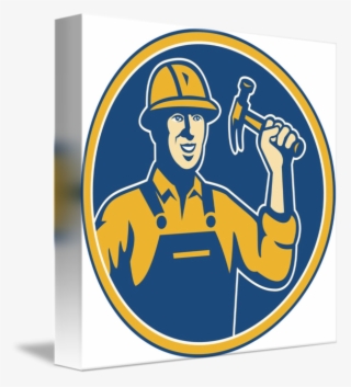 Clipart Free Carpenter Clipart Tradesmen - Happy Labor Day Worker Greeting Card #4900271