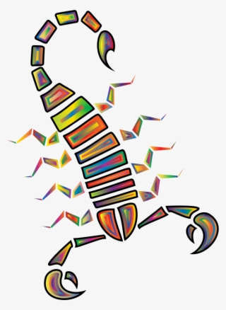 Colorful Abstract Tribal Scorpion - Scorpion #4900971