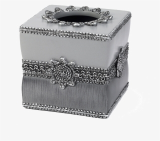 Braided Medallion Granite Tissue Cover - Avanti Braided Medallion Granite Tissue Cover - Avanti #4903261