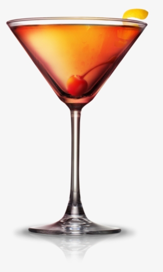 Manhattan Mixed Drink - Manhattan Martini Png #4905087