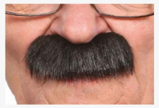 1 Moustache Épaisse Noire - Grandpa's Black Lustrous Mustache (007-se) #4905338