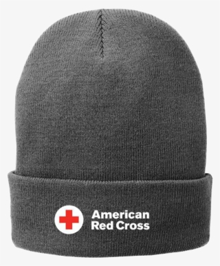 Fleece-lined Knit Cap - Red Cross #4905394