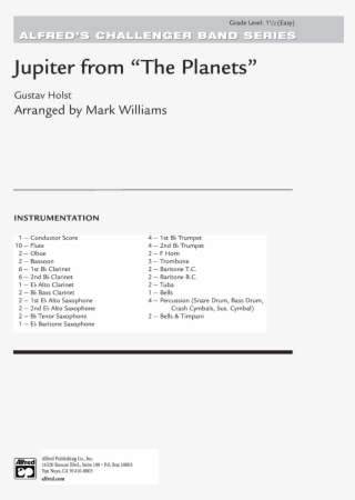 Jupiter Thumbnail Jupiter Thumbnail - Theme From Mozart Symphony No 40 Baritone #4905862