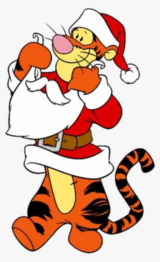 Graphic Royalty Free Clip Art Disney Galore Eeyore - Tigger Christmas #4906428