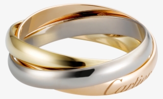Trinity Ring, Small Modelwhite Gold, Yellow Gold, Pink - Cartier Trinity Ring #4906559