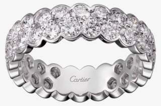 Broderie De Cartier Wedding Bandwhite Gold, Diamonds - Cartier Coup D Eclat #4906693
