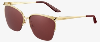 Panthère De Cartier Sunglasseschampagne Golden-finish - Cartier #4907017