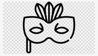 Download Mask Black And White Clipart Mask Clip Art - Clipart Design For T Shirt #4907449