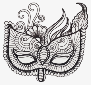 Mask Masquerade Ball Headgear - ภาพ วาด หน้ากาก แฟนซี #4907887