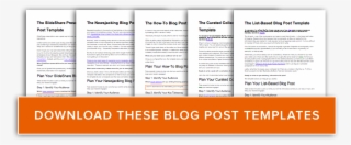 Blog Post Templates Cta 1 - Free Blog Post Templates #4908959