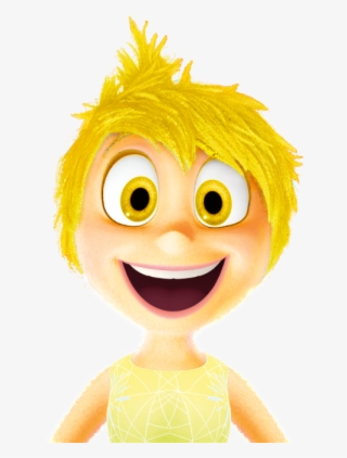 Banner Black And White Anger Clipart Character Pixar - Inside Out Joy Yellow Hair #4911102