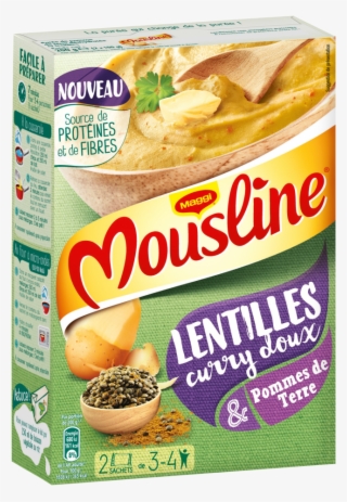 Mousline Lentilles Et Curry Doux #4911343