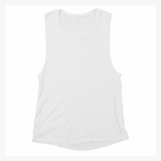 Women's Custom Printed Muscle Tank - Black Muscle Tank Png #4911645