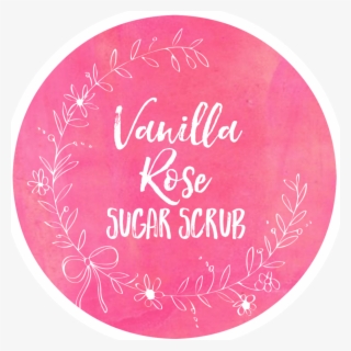 Vanilla Rose Sugar Scrub Label - Reserviertes Rustikales Fotodruck #4911885