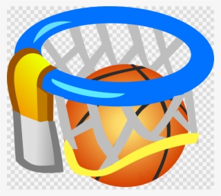 Ball Is In The Basket Clipart Basketball Backboard #4911933