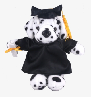 Dalmatian - Soft Plush Dalmatian In Graduation Cap & Gown Stuffed #4913136