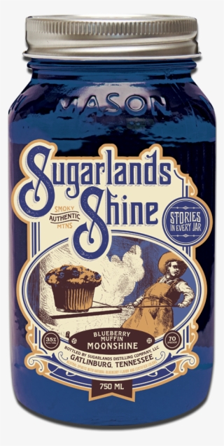Blue Raspberry Crush Cocktail Made With Blueberry Muffin - Sugarlands Blueberry Muffin Moonshine #4913611