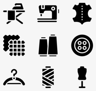 Filled Needlework And Sewing - Thread Icons #4916658