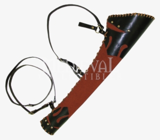 Leather Arrow Quivers - Pfeilköcher - Köcher Ranger Rot / Schwarz #4917081