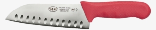 Winco Kwp-70r Knife, Asian - Winco Kwp-70g Santoku Knife #4920390