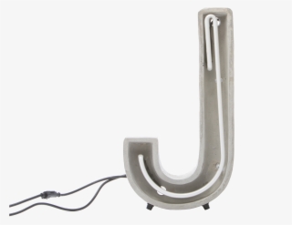 Alphacrete, Concrete Neon Light J-0 - Seletti Alphacrete #4921603