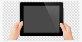 Hand Holding Tablet Png Clipart Ipad 2 Clip Art - Vector Graphics #4921758
