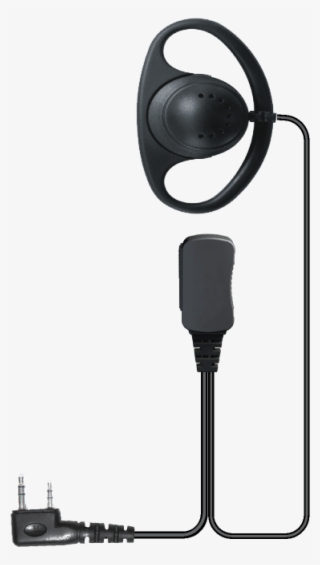 D-hook Earpiece To Suit Kenwood Two Way Radio - Brecom Miniheadset Ytre Vr-500 #4925882