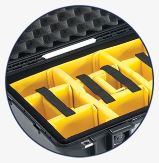 Pelican Air Case With Padded Dividers - Pelican 1557 Air Case (black, Padded Dividers) 015570-0040-110 #4926494