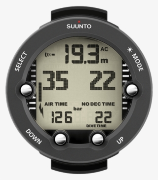 Ss021647000 Suunto Vyper Novo Graphite Front Divetime - Suunto Vyper Novo Dive Computer - Graphite #4927155