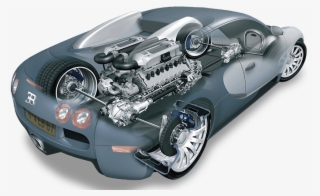 4wd Dual Clutch Driveline - Bugatti Veyron Awd System #4928692