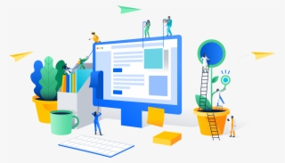 Website Development Auckland - Design System Illustration #4928937