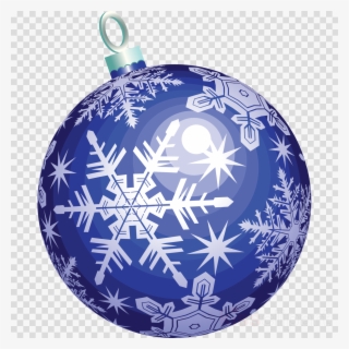 Blue Christmas Ball Png Clipart Christmas Ornament - Transparent Background Christmas Ball Clipart #4929089