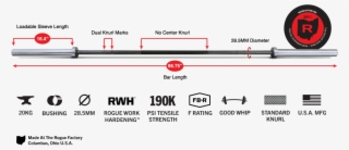 Gear Specs - Standard Barbell Diameter Size #4929173