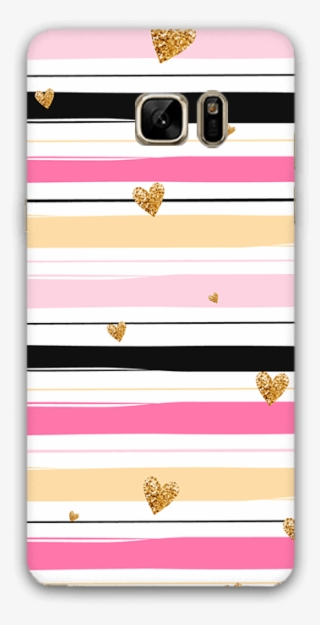 Golden Hearts Samsung Note7 Mobile Case #4929736