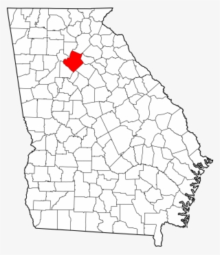 Map Of Georgia Highlighting Gwinnett County - Gwinnett County Ga Outline #4930317