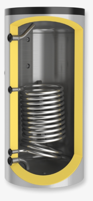 Buffer Tank 300 L, One Heat Exchanger, Non-enamelled - Buffer Tank Heat Exchanger #4931081