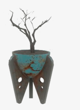 Fo4 Blue Potted Plant4 - Fallout 4 #4931149