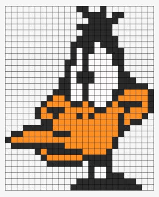 Daffy Duck - Daffy Duck Perler Beads #4931152