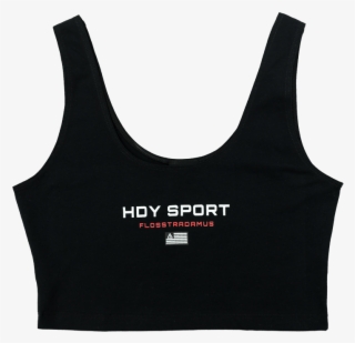Hdy Sport Cropped Tank Black - Undershirt #4931292
