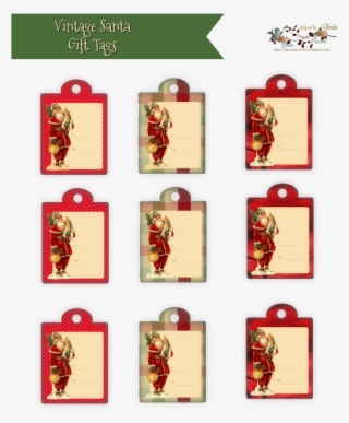 Vintage Santa Tags Glendas World Pp 800×1,037 Pixels #4931836
