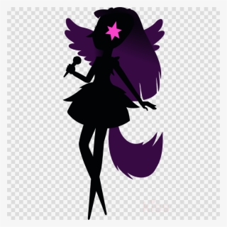 Rainbow Rocks Silhouette Clipart Twilight Sparkle Rainbow - Twilight Sparkle Silueta Png #4933301