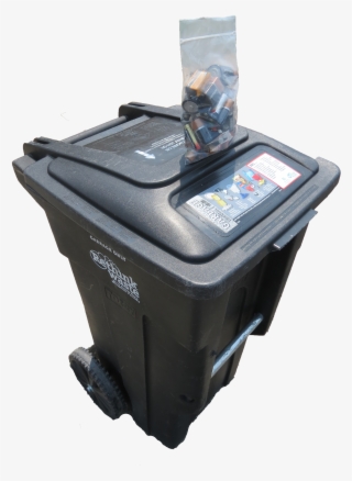 Alkaline, Button) And Cell Phones Inside A Sealed Clear - Battery Recycling #4933357