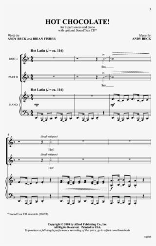 Hot Chocolate Thumbnail Hot Chocolate Thumbnail - Hot Chocolate Sheet Music Andy Beck #4933635