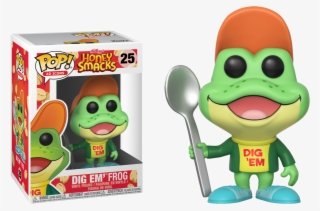 Pop Figure Ad Icons Honey Smacks Dig Em Frog - Dig Em Frog Funko #4935359