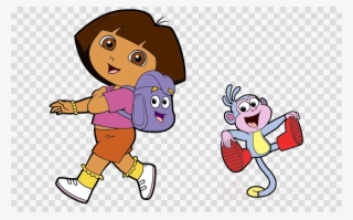 Dora With Backpack Clipart Swiper Tico Backpack - Dora The Explorer #4935651