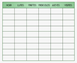 Tablas Png - Tablas Para Horarios Escolares #4936335