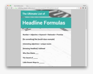 Tweet Headline Templates - Social Media Headline Examples #4937774
