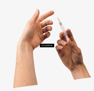 Syringe In Hand - Syringe #4938449